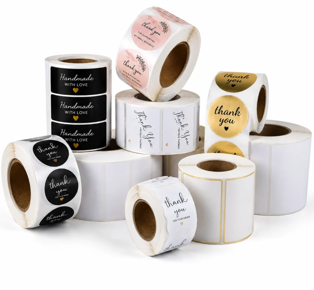 Custom label rolls