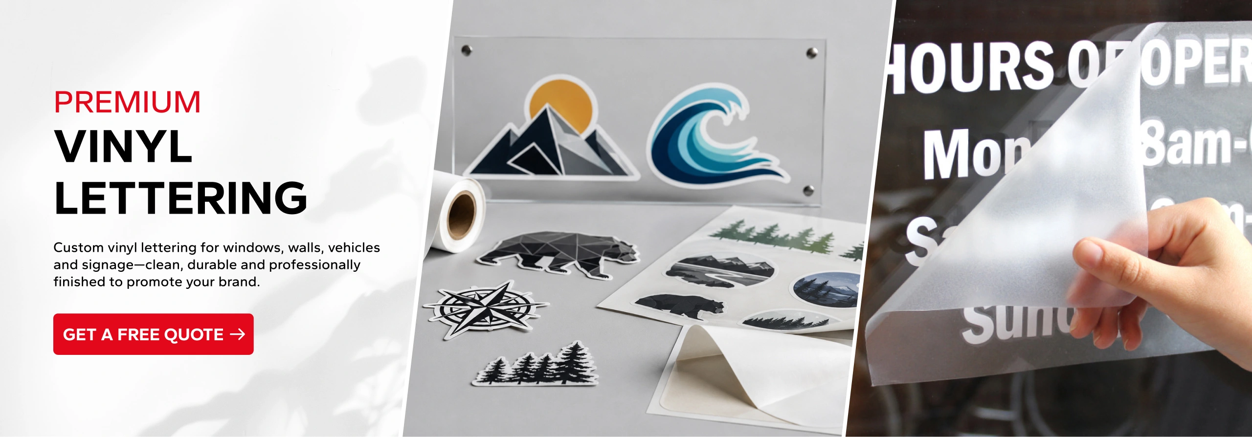 vinyl lettering Banner- promotionprint